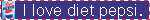 I Love Diet Pepsi Blinkie