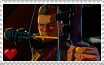 Hawkeye cartoon Stamp