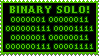 Binary Solo! Stamp